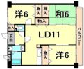 シャン・ド・フルールの間取り画像
