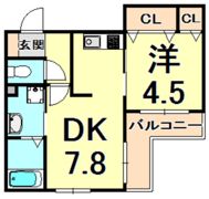 レ・セーナ甲東園の間取り画像