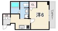レーヴメゾン尼崎大物の間取り画像
