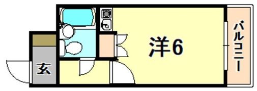 ニューブ神戸の間取り画像