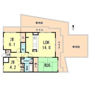 藤和シティホームズ夙川さくら道の間取り画像