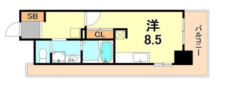 WILLDO浜崎通の間取り画像