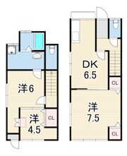 COZY鈴東ハイツ1の間取り画像