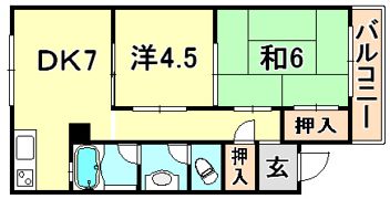 MIRAVAL元町の間取り画像