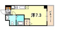 ラ・ウェゾン中道の間取り画像
