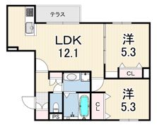 （仮称）明石市大久保町ヘーベルメゾンの間取り画像