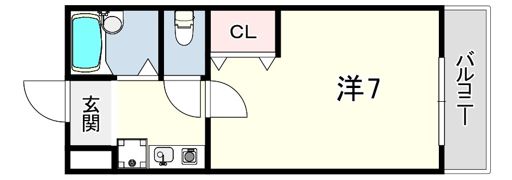スクエアメゾン鈴蘭台の間取り画像