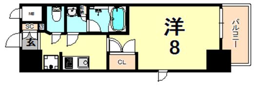 ブランシエスタ西宮の間取り画像