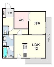 青木町戸建貸家の間取り画像
