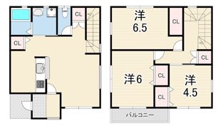 今津上野町戸建の間取り画像