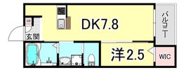 ワコーレヴィータ芦屋浜町の間取り画像