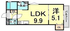 クリエオーレ東園田町2の間取り画像