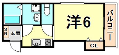 ロータスコート3の間取り画像