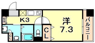 トルチェ元町山手の間取り画像