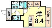 ブランTAT西宮江上町の間取り画像