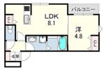 （仮称）LA-CREA浜C棟の間取り画像