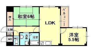 エクセレンス御影の間取り画像