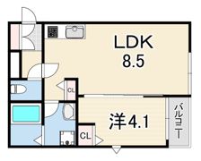 （仮称）LA-CREA浜A棟の間取り画像