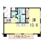 芦屋リバーウエストマンションの間取り画像