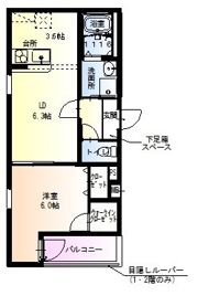 フジパレス武庫川駅東3番館の間取り画像