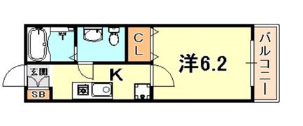 ソルジェンテ御影の間取り画像