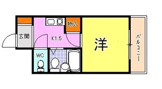 ソレイユ武庫川の間取り画像