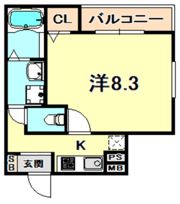 フジパレス灘1番館の間取り画像