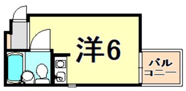 ダイドーメゾン西宮北口2の間取り画像