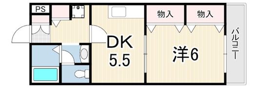 シャンブルすずらんの間取り画像
