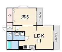 フローレンス西宮2の間取り画像