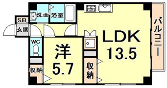 ラファ西宮北口の間取り画像