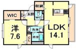 DAIKENN武庫之荘2 ヴェストの間取り画像