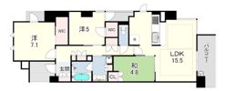 ジオ西宮北口瓦林町の間取り画像