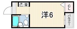 ドルチェ西立花の間取り画像