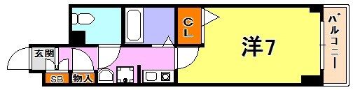 CITY SPIRE神戸元町2の間取り画像