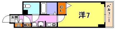CITY SPIRE神戸元町2の間取り画像