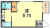 アクロス芦屋西アパートメント2の間取り画像