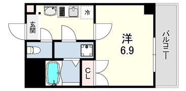 グランデ・アステール芦屋の間取り画像