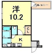 フジパレス西立花6番館の間取り画像