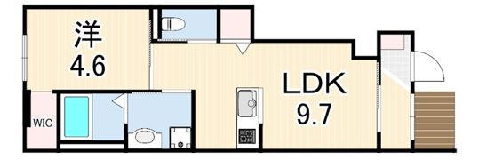 LA・FELICEの間取り画像