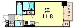 SDグランツ新神戸の間取り画像