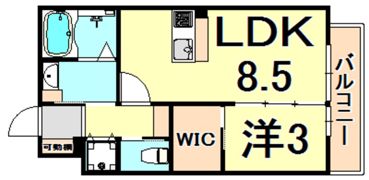シティフラット塚口本町の間取り画像