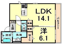 グランレディアの間取り画像