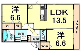 Sunny Court稲葉荘の間取り画像