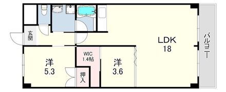 イプシロンC棟の間取り画像