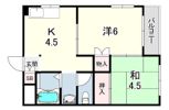 エメラルド崇徳院の間取り画像
