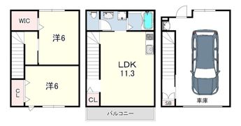 LA LUCE OSAKA OVESTの間取り画像