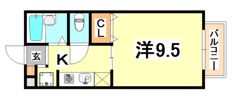 パセオ西芦屋の間取り画像