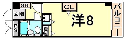 ロイヤルハイツつかしんの間取り画像