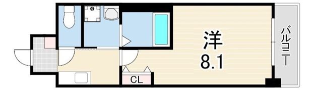 ラビグレイス武庫川の間取り画像